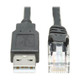 Tripp Lite  changeur de genre de câble RJ-45 USB 2.0 Type-A Noir - U009-006-RJ45-X