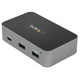 StarTech.com Hub USB-C à 3 ports - USB 3.2 Gen 2 (10Gbps) - Avec 2 ports USB-A, 1 port USB-C et 1 port GbE - HB31C2A1CGS