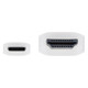 Tripp Lite  câble vidéo et adaptateur 0,91 m USB Type-C HDMI Type A (Standard) Blanc - U444-003-HWE