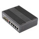 StarTech.com Switch Gigabit Ethernet Industriel 6 Ports - 4 x PoE RJ45 + 2 Slots SFP 30W PoE+ 12-48VDC 10/100/1000 - Switch LAN Power Over Ethernet Robuste -40C à 75C - Montage DIN - IES1G52UP12V