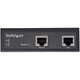 StarTech.com Injecteur PoE Gigabit Industriel 30W - 802.3at PoE+ Midspan 48V-56V CC DIN Rail - Injecteur Power Over Ethernet / -40 à +75°C - Caméras/Capteurs/Points d'Accès Wifi - POEINJ30W