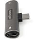 StarTech.com Adaptateur USB-C Audio & Chargeur - Convertisseur Prise Audio Mini Jack Aux TRRS 3.5mm Casque/Écouteurs - 60W USB Type-C Power Delivery Pass-Through - Smartphone/Tablette - CDP235APDM