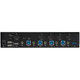StarTech.com Commutateur KVM HDMI à 4 Ports - Moniteur Unique 4K 60Hz Ultra HDR - Commutateur KVM de Bureau HDMI 2.0 avec Hub USB 3.0 à 2 Ports (5Gbps) et 4x USB 2.0 HID, Audio - TAA - SV431HU34K6
