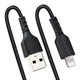 StarTech.com Câble USB vers Lightning de 50cm - Certifié Mfi - Adaptateur USB Lightning Noir, Gaine durable en TPE - Cordon Chargeur Iphone/Lightning Spiralé en Fibre Aramide - Câble USB pour Iphone Très Résistant - RUSB2ALT50CMBC