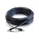 C2G 50ft Plenum-Rated 3.5mm Stereo Audio Cable with Low Profile Connectors câble audio 15,24 m 3,5mm Noir - 40518