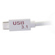 C2G USB3.1-C/HDMI adaptateur graphique USB 3840 x 2160 pixels Blanc - 29475