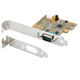 StarTech.com Carte Série PCI Express à 1 port - Carte d'Extension Série PCIe vers RS232 (DB9) - Adaptateur PCIe avec UART 16C1050, Supports Standard ou Profil Bas - Rétention COM, Windows et Linux - 11050-PC-SERIAL-CARD