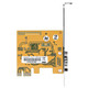 StarTech.com Carte Série PCI Express à 1 port - Carte d'Extension Série PCIe vers RS232 (DB9) - Adaptateur PCIe avec UART 16C1050, Supports Standard ou Profil Bas - Rétention COM, Windows et Linux - 11050-PC-SERIAL-CARD