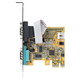 StarTech.com Carte Série PCI Express à 2 ports - Carte d'Extension Série PCIe vers RS232 (DB9) - Adaptateur PCIe avec UART 16C1050, Supports Standard ou Profil Bas - Carte PCIe 2 Ports, Rétention COM, Win et Linux - 21050-PC-SERIAL-CARD