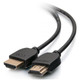 C2G Câble HDMI débit standard flexible avec connecteurs discrets, 3 m - 41398