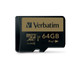 Verbatim Pro+ 64 Go MicroSDHC MLC Classe 10 - 44034