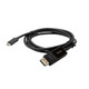VisionTek  câble vidéo et adaptateur 2 m USB Type-C DisplayPort Noir - 901289