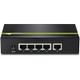 Trendnet  commutateur réseau Non-géré L2 Fast Ethernet (10/100) Connexion Ethernet, supportant l'alimentation via ce port (PoE) Noir - TPE-S50