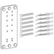 Ergotron Steel Stud Wall Mounting Kit Acier inoxydable - 60-591-003 Ergotron Steel Stud Wall Mounting Kit Acier inoxydable - 60-591-003