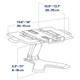 Ergotron Neo-Flex™ Notebook Lift Stand Supports de Laptop Noir - 33-334-085