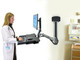 Ergotron StyleView Sit-Stand Combo System with Worksurface 61 cm (24") Mur Aluminium - 45-272-026