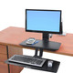 Ergotron WorkFit -A 61 cm (24") Bureau Noir - 24-391-026