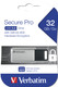 Verbatim Clé Secure Pro USB 3.0, 32 Go - 98665