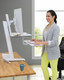 Ergotron WorkFit-S Blanc PC Support multimédia - 33-350-211