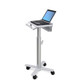 Ergotron StyleView Laptop Cart, SV10 Aluminium, Blanc Ordinateur portable Panier multimédia - SV10-1100-0