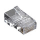 Black Box 100x Value Line Cat6 Transparent - C6-MP-U-100PAK