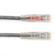 Black Box Cat6 UTP 1.2m câble de réseau Gris 1,2 m U/UTP (UTP) - C6PC70-GY-04