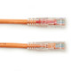 Black Box GigaTrue 3 CAT6 1ft câble de réseau Orange 0,3 m U/UTP (UTP) - C6PC70-OR-01