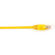 Black Box Value Line Cat5e 1ft câble de réseau Jaune 0,3 m - CAT5EPC-001-YL