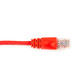 Black Box 7.5m Cat6 câble de réseau Rouge 7,5 m - CAT6PC-025-RD