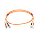 Black Box ST/SC, 50/125, 3m câble InfiniBand et à fibres optiques Orange - FO50-003M-STSC