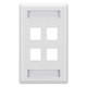 Black Box  Plaque de commutation et obturateur Blanc - WPT476