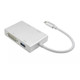 Axiom  adaptateur graphique USB 3840 x 2160 pixels Blanc - 4N1USBCHVDU-AX