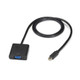 Black Box Mini DisplayPort - VGA, 15-ft 4,5 m VGA (D-Sub) Noir - ENVMDPVGA-0015-MF