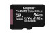 Kingston Technology Carte micSDXC Canvas Select Plus 100R A1 C10 de 64 Go + ADP - SDCS2/64GB