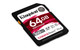 Kingston Technology 64GB Canvas React Plus SDXC UHS-II 300R/260W U3 V90 for Full HD/4K/8K - SDR2/64GB