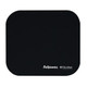 Fellowes Microban Mouse Pad Black Noir - 5933901