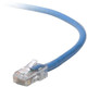 Belkin Cat5e, 10ft, 1 x RJ-45, 1 x RJ-45, Blue câble de réseau Bleu 3 m - A3L791-10-BLU