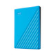 Western Digital My Passport disque dur externe 4 To 3.2 Gen 1 (3.1 Gen 1) Bleu - WDBPKJ0040BBL-WESN