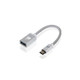 iogear  câble USB 0,1 m USB C USB A Argent - G2LU3CAF10-SIL