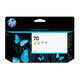HP 70 cartouche d'encre DesignJet jaune, 130 ml - C9454A
