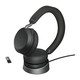 Jabra Evolve2 75 Casque Avec fil &sans fil Arceau Bureau/Centre d'appels Bluetooth Socle de chargement Noir - 27599-989-989