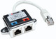 Intellinet  changeur de genre de câble 2 x RJ45 RJ45 Argent, Blanc - 504195
