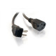 C2G 1.5ft Flat Plug 18 AWG Power Strip Plus (NEMA 5-15R -> NEMA 5-15P) Noir 0,45 m - 29804