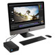 LaCie 1big Dock Pro Technologie Thunderbolt 2 To USB Type-A 3.2 Gen 1 (3.1 Gen 1) Noir - STHW2000800