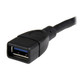 StarTech.com Câble d'extension USB 3.0 de 15cm - Rallonge USB A vers A - M/F - Noir - USB3EXT6INBK
