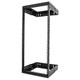 StarTech.com Rack Réseau Mural 24U à 2 Montants, Rack Serveur 19" à Cadre Ouvert avec Profondeur Ajustable, Rack de Données Mural pour IT/AV/Panneau de Patch/ Equipement IT - Écrous et Vis de Fixation Inclus - RACK-24U-20-WALL-OA