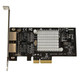 StarTech.com Carte Réseau PCI Express 2 Ports Gigabit Ethernet 10/100/1000 avec Chipset Intel i350 - ST2000SPEXI