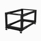 StarTech.com Rack Serveur Mobile 8U à 4 Montants, Rack Réseau 19" avec Roulettes, Rack Roulant avec Profondeur Ajustable pour PC/AV/Données/Équipement IT - Roulettes, Pieds de Nivellement ou Montage au Sol - 4POSTRACK8U