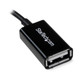 StarTech.com Câble adaptateur Micro USB vers USB Host OTG de 12cm - Mâle / Femelle - Noir - UUSBOTG