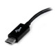 StarTech.com Câble adaptateur Micro USB vers USB Host OTG de 12cm - Mâle / Femelle - Noir - UUSBOTG